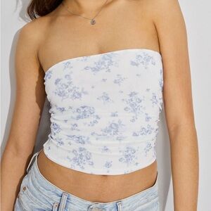 garage floral tube top